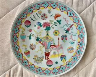 Chinoiserie platter or large dish 