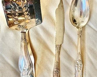 Silver items, Tiffany & Co butter knife
