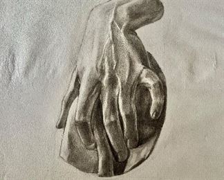 Sketch of a hand 
