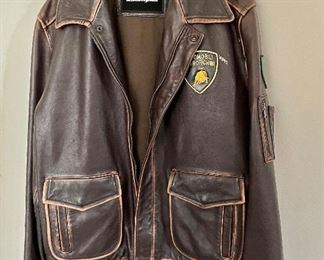 Lamborghini vintage leather jacket 