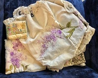 Linens and embroidery 