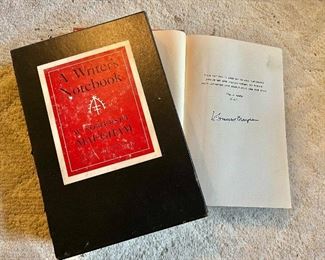 Somerset Maugham First Edition signed "A Writer's Notebook"