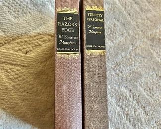 Somerset Maugham First Editions signed 
