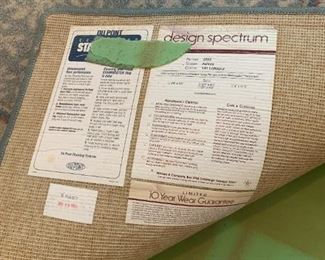 #11	Machine Made Rectangular Rug Blue/Mauve - 67x101	 $45.00 
