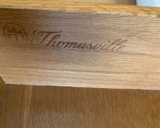 #28	Thomasville Mirrored Armoire w/2 doors & 7 drawers - 22x20Dx80T - 1 pc.	 $275.00 
