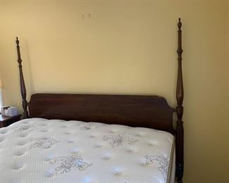 #31	Stearns & Foster King w/two Low Profile Twin Boxsprings	 $175.00 -sold
#32	Wood Poster Headboard w/frame	 $175.00 
