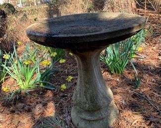 #50	Concrete Bird Bath - 2 pc. 26Wx26T	 $50.00 
