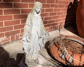 
#74	Concrete Statue of Mary  - 21"Tall	 $30.00 
