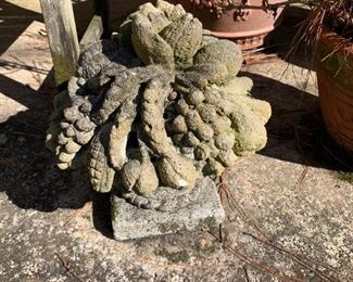 #79	Concrete Fruit Statue - 12"Tall	 $30.00 
