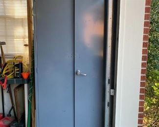 #84	Metal 2 door  w/4 shelves 36x24x78	 $75.00 
