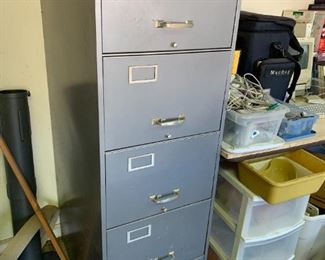 #96	Master Filer Metal File Cabinet - Legal (no key)	 $75.00 
