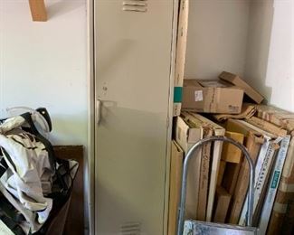 #97	Metal Locker w/door 1 shelf & Hooks 18x24x78	 $75.00 
