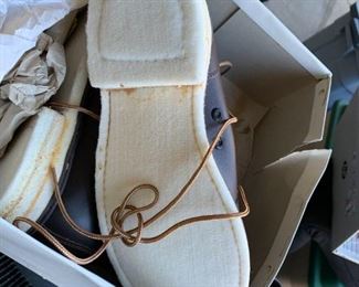 #105	Red Ball Brown Work Boot - Size 11 - Roofing Boots	 $20.00 
