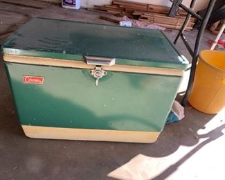 #123	Coleman Cooler w/Thermos	 $50.00 
