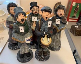 #209	set of 5 Windsor Collection carolers 	 $50.00 
