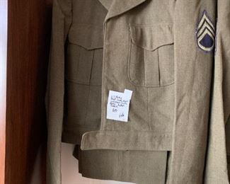 #226	US Army Staff Sargent uniform with Army Japan Patch 	 $45.00 
