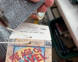 #231	Russ the age of travel set of 5 metal toy planes 	 $25.00 
