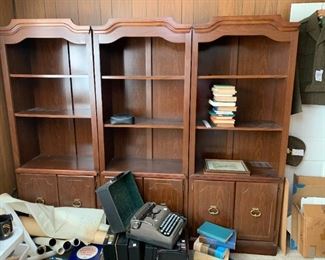 #232	laminate bookcase with 2 shelves and 2 doors 29.5x13x74	 $45.00 
#233	laminate bookcase with 2 shelves and 2 doors 29.5x13x74	 $45.00 
#234	laminate bookcase with 2 shelves and 2 doors 29.5x13x74	 $45.00 
