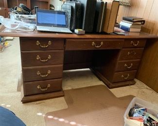 #238	7 drawer laminate desk 71x36x29	 $30.00 
