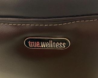 #240	True  Wellness executive brown vinyl chair 	 $75.00 
