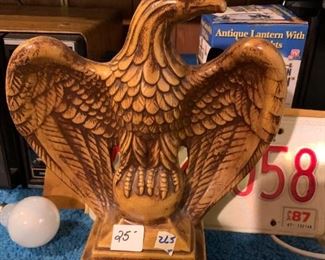 #265	ceramic eagle 	$25 
