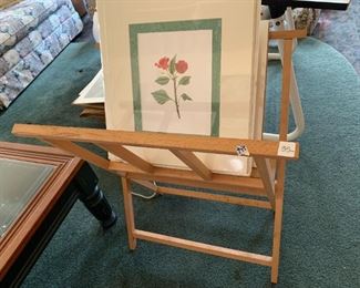 #275	Art print folding stand 	 $30.00 
