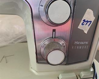#277	Sears kelmore zigzag sewing machine	 $50.00 
