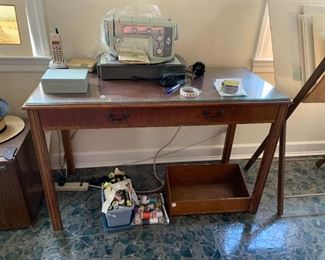 #278	desk with one drawer 48 x 22 x 30	 $45.00 
