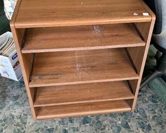 #280	tiered shelving unit pull out shelves 28 x 21 x 31	 $25.00 
