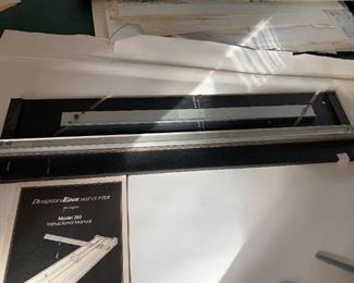 #285	small logan compact matt cutter	 $75.00 
#286	large design edge matt cutter model 350	 $175.00 
