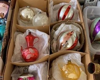 #295	7 Ornaments - Mercury Glass - one is a teapot	 $50.00 
