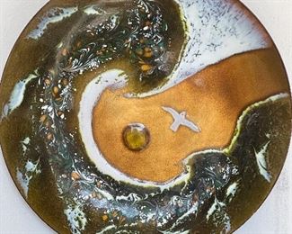 KAREKA HYANNIS SGND MODERNIST ENAMEL