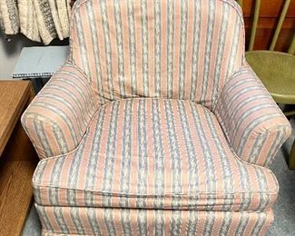 antique upholstered armchair 