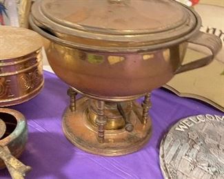 copper chaffing dish 