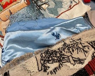 antique linens and fabric 