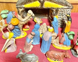 Vintage Christmas Decor (nativity scene)