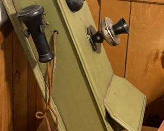 Antique wall mount telephone 