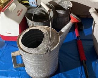 watering can, ice scraper, etc 
