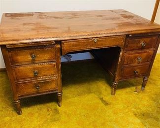 Antique wooden desk (40s-50s)