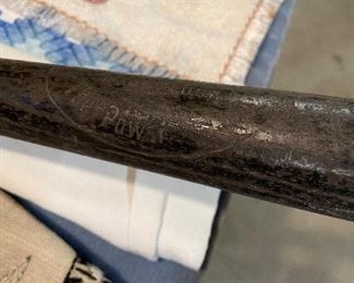Vintage wood baseball bat 