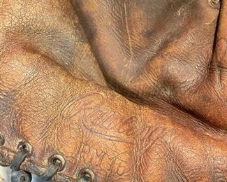 vintage baseball mits 