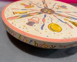 Vintage rotating cake plate 