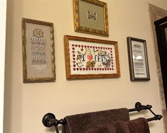 Cross stitch and needlepoint