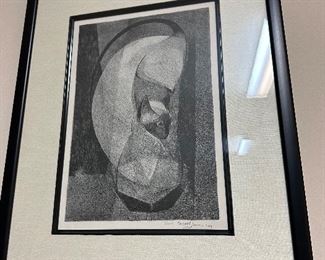 Rare artwork by acclaimed artist, Ruth Osgood, signed Printer’s Copy of framed pieces 