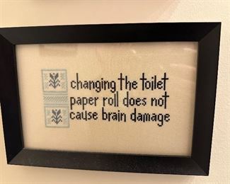 Friendly reminder regarding bathroom chores 