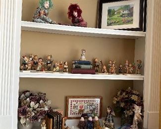 Hummel & collectible cat & bunny decor