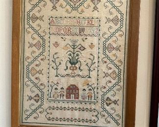 Early vintage cross stitch 