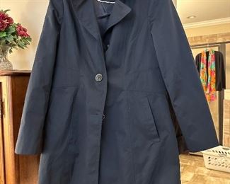 Adorable navy rain coat size medium