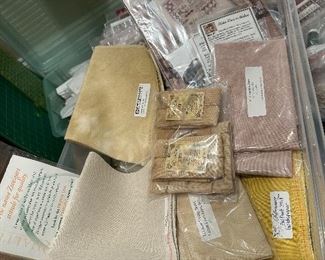 Linen for cross-stitch 