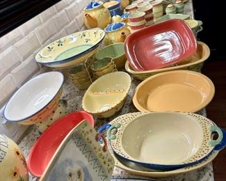 Pfaltzgraff Pistoulet galore! This is HALF! So much!